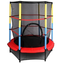 טרמפולינה 1.4 מטר כולל רשת הגנה Jumpy Jump TNC140 אדום
