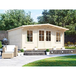 מחסן עץ פרימיום Dunster House Severn 5X4