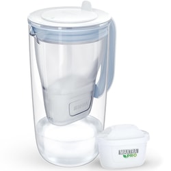 קנקן זכוכית לסינון מים - 2.5 ליטר כולל פילטר Brita Ma...