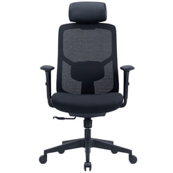 כיסא ארגונומי SitPlus Black Bold כולל משענת ראש