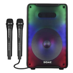 בידורית ניידת 1200W כולל שני מיקרופונים Dome Dome CLU...