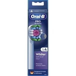 סט 4 ראשי מילוי למברשת שיניים חשמלית Oral-B Pro 3D White