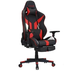 כסא גיימינג Level Up 7038 שחור משולב אדום