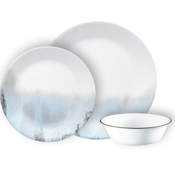 סט 24 חלקים ל-8 סועדים Corning By Corelle Tranquil Re...