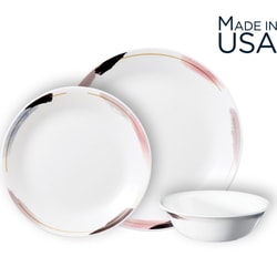 סט צלחות 18 חלקים ל-6 סועדים Corning By Corelle Chic ...
