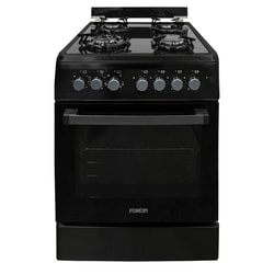 תנור משולב כיריים גז מזכוכית - 4 להבות FORON 6060GB