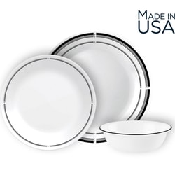 סט צלחות קורל 54 חלקים ל-18 סועדים Corning By Corelle...