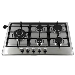 כיריים גז - 5 מבערים Chef 705ci-L נירוסטה