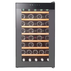 מקרר יין עד 50 בקבוקים כולל מדפי עץ Vinopo CH-128FD2