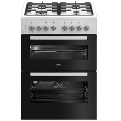 תנור אפייה דו תאי משולב כיריים גז 4 להבות Beko KFDM62...