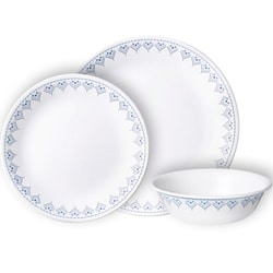 סט צלחות 36 חלקים ל-12 סועדים Corning By Corelle Patc...