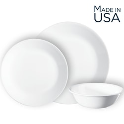 סט צלחות קורל 36 חלקים ל-12 סועדים Corning By Corelle...
