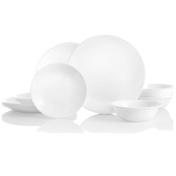 סט צלחות 24 חלקים ל-6 סועדים Corning By Corelle Winte...
