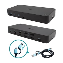 תחנת עגינה בחיבור Thunderbolt/USB-C כולל אספקת חשמל I...