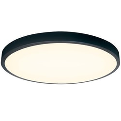 גוף תאורה עגול צמוד תקרה כולל שלט FSL ELEGANT שחור