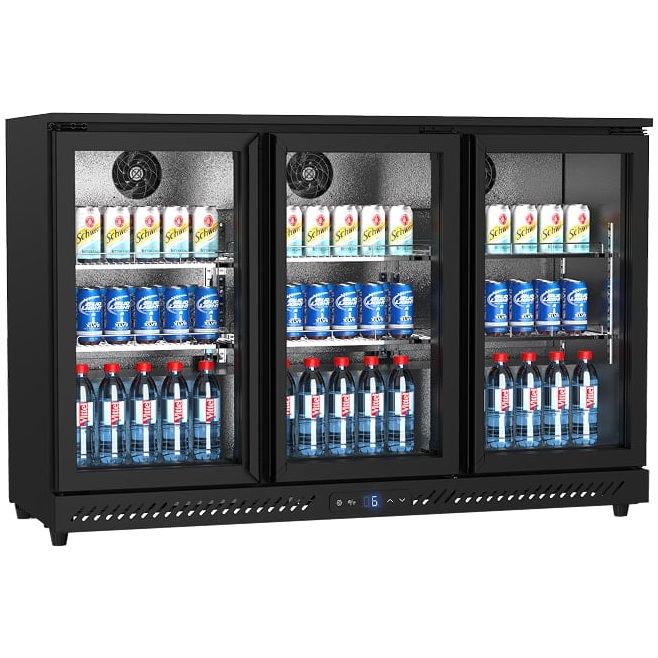 מקרר ויטרינה דלפקי תעשייתי - 3 דלתות Faynameli &lrm;RF-400PS