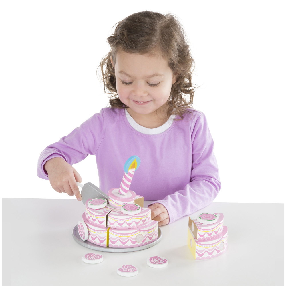 triple-layer party cake melissa&doug