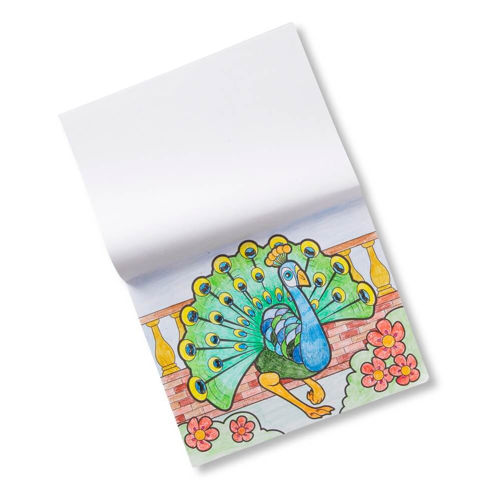 jumbo coloring pad - animals melissa&doug