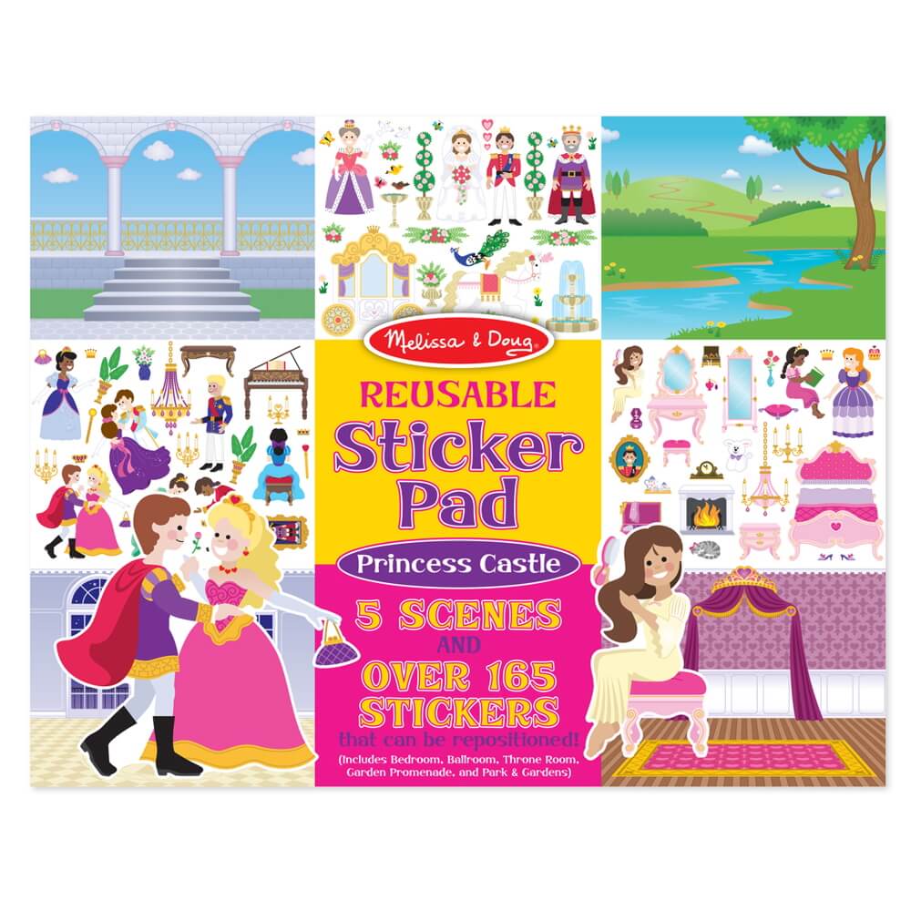 חוברת מדבקות - טירת הנסיכה melissa&doug