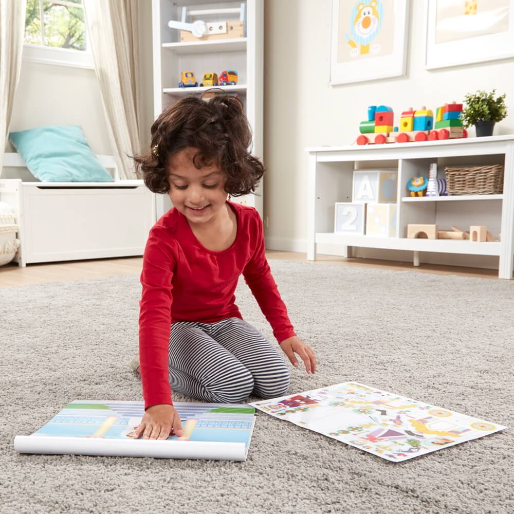 חוברת מדבקות - טירת הנסיכה melissa&doug