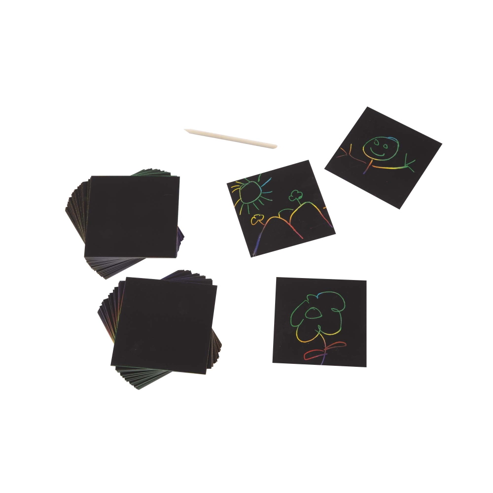 scratch art box of rainbow mini notes melissa&doug