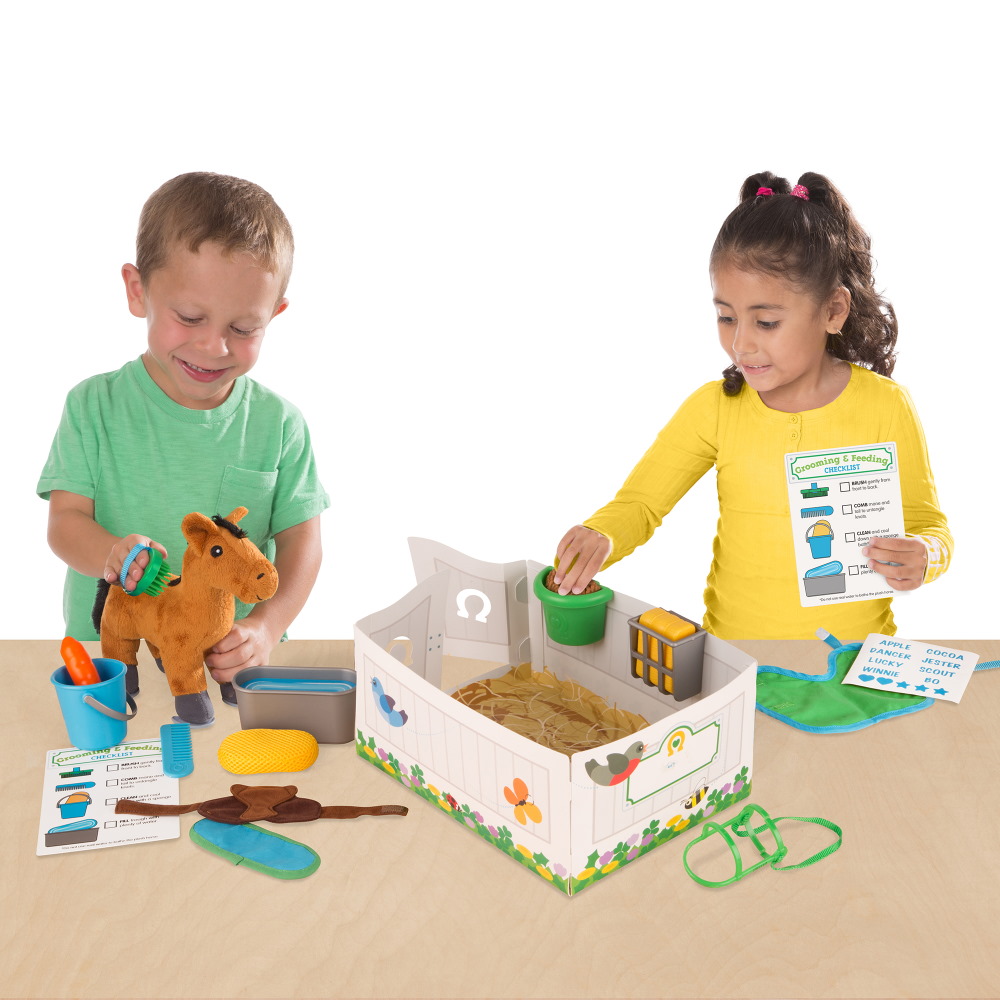 צעצוע טיפול וטיפוח סוסים melissa&doug