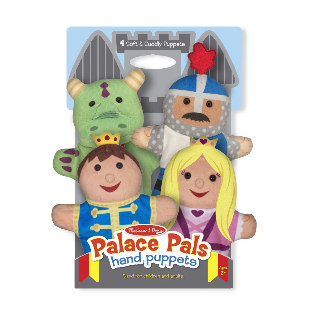 סט 4 בובות יד - חצר המלוכה melissa&doug