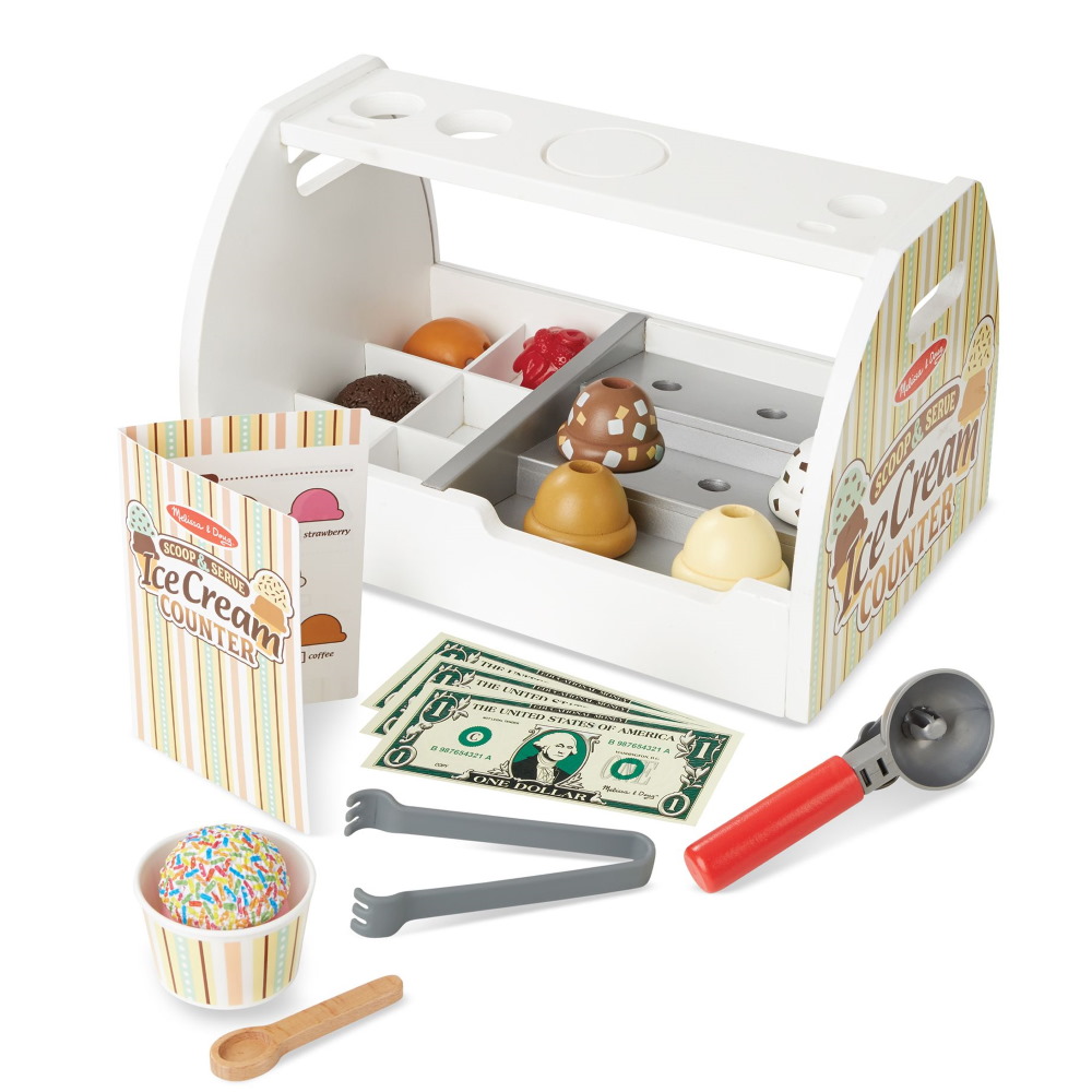 משחק דמיון דוכן גלידה melissa&doug