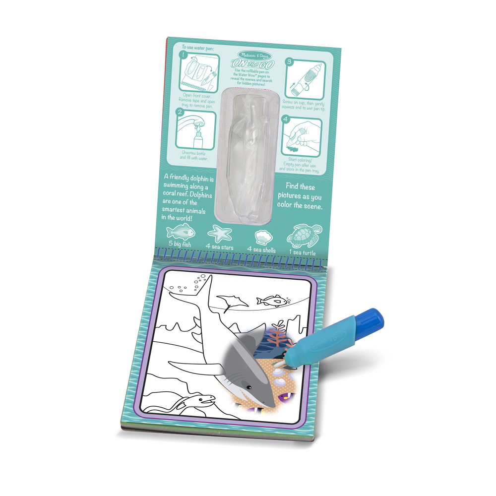 water wow! - under the sea water reveal pad melissa&doug