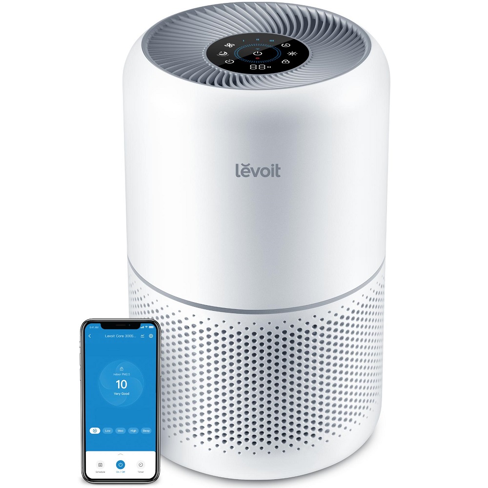מטהר אוויר חכם כולל שליטה מאפליקציה Levoit &lrm;Core 300S