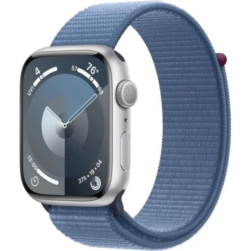 watch series 9 45mm gps - winter blue apple