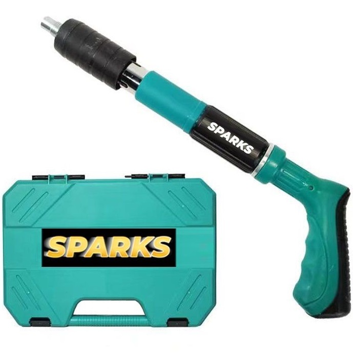 אקדח ניטים ומסמרים כולל 5 הילוכים SPARKS &lrm;16009005