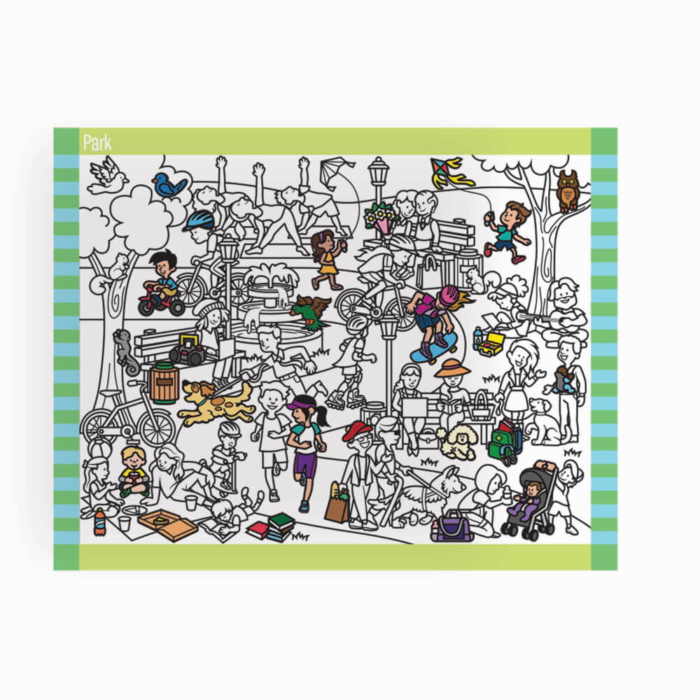 seek & find sticker pad - around town melissa&doug