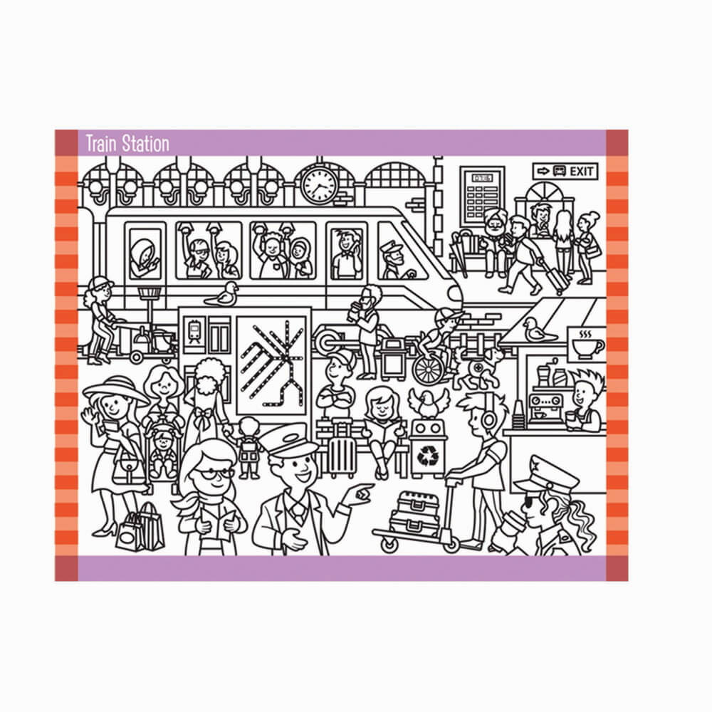 תמונה של חוברת מדבקות חפש וגלה - מסביב לעיר melissa&doug