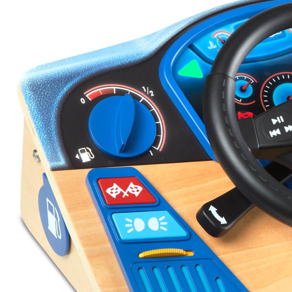 הגה אינטרקטיבי לילדים כולל אורות וצלילים melissa&doug