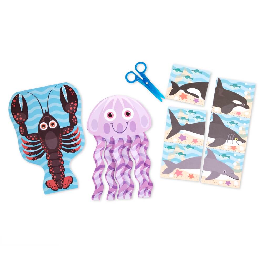 sea life scissor skills activity pad melissa&doug