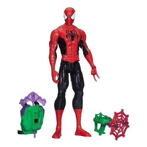 דמות גיבור על - ספיידרמן כולל נשק נגד הגובלין marvel