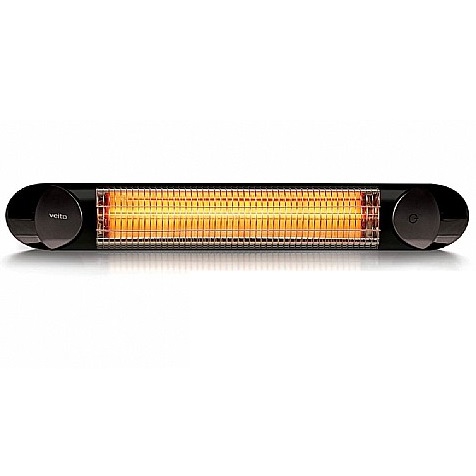 מנורת חימום אינפרא אדום קרבון כולל שלט Veito &lrm;BLADE S שחור