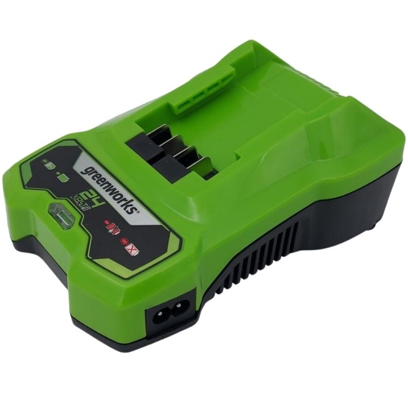 גוזם גדר חיה ראש מתכוונן 24v כולל סוללה 2.0ah ומטען greenworks