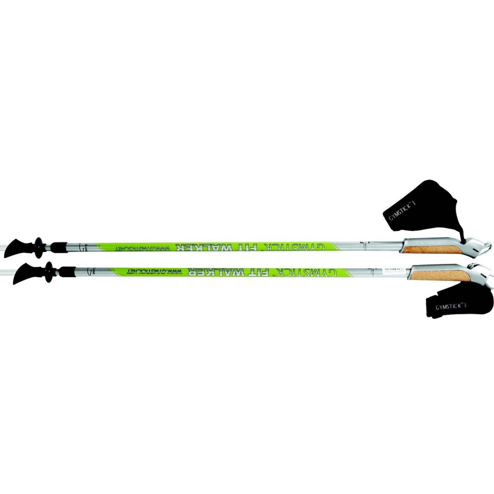 מקלות הליכה טלסקופיים נורדיים ללא גומיות Gymstick &lrm;Fit Walker