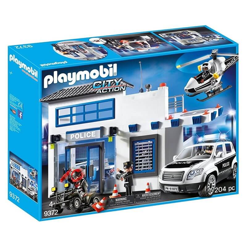 סרטון - משחק תחנת משטרה playmobil  פליימוביל  city action 9372