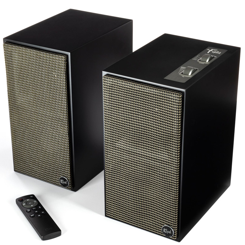סרטון - זוג רמקולים מוגברים מעוצבים klipsch  קליפש  the fives