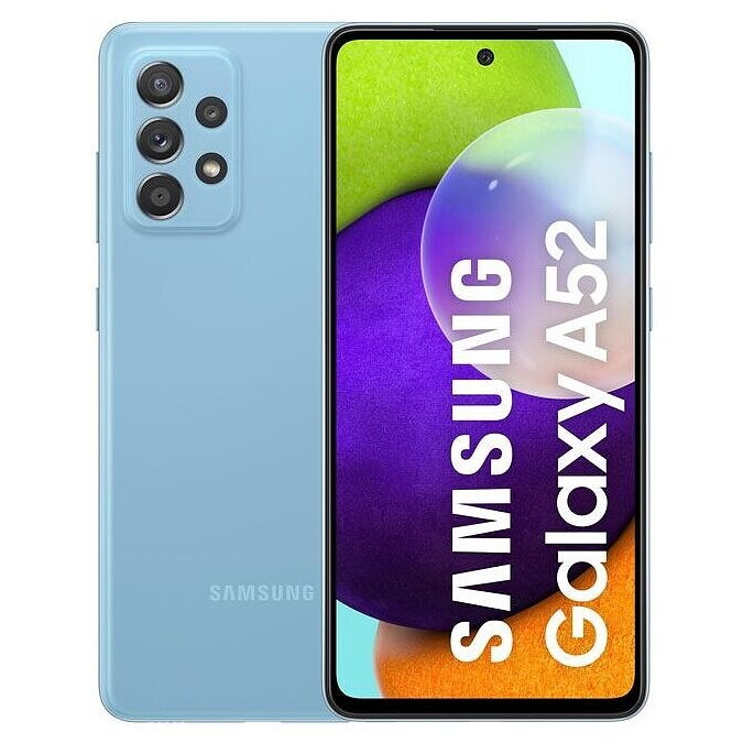 סרטון - טלפון סלולרי 6.5&quot samsung galaxy a52 128gb  סמסונג  sm-a525 128gb/6gb ram כחול