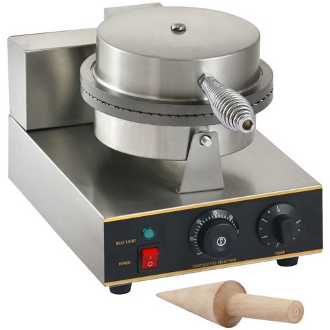 מכונת וופל בלגי ליצירת גביעי גלידה Havaya &lrm;Ice  Cream Cone Maker