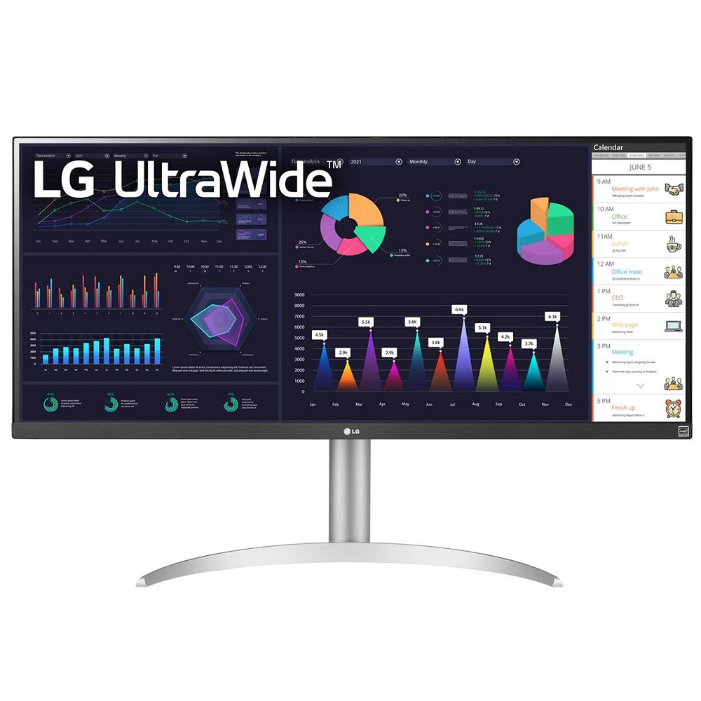 מסך מחשב מקצועי 34״ LG  אל ג'י  Ultra Wide 34WQ650-W