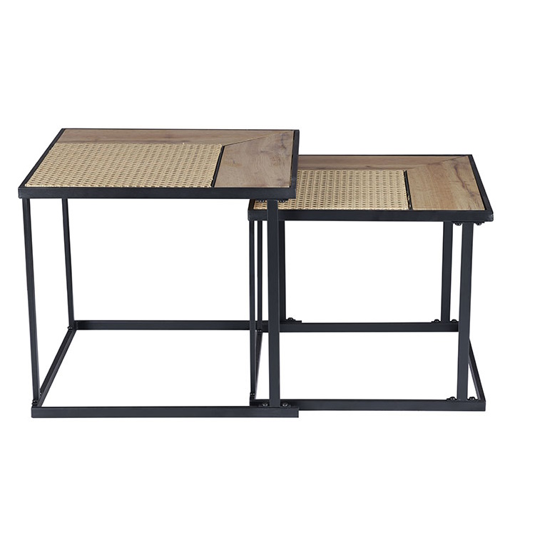 זוג שולחנות צד Brand Direct &lrm;MADRID-LBF2525