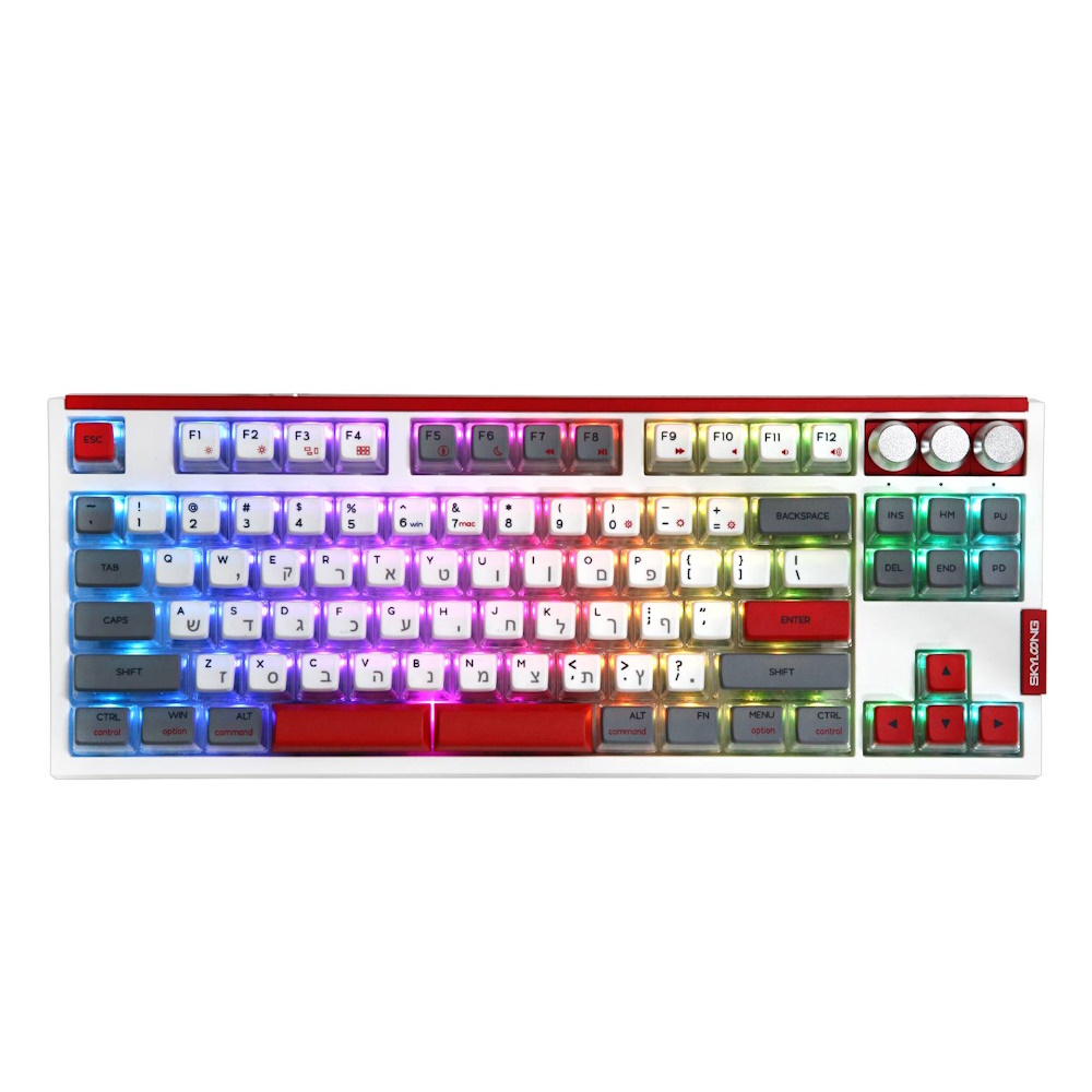 מקלדת גיימינג מכנית חוטית skyloong
