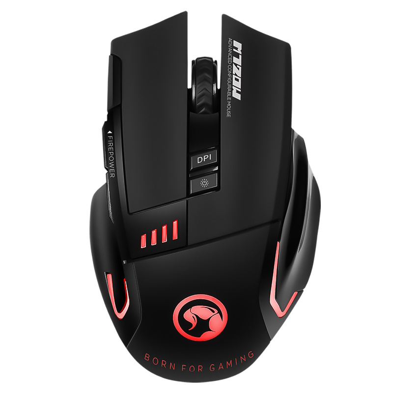 עכבר גיימינג אלחוטי משולב תאורת Marvo RGB &lrm;M720W