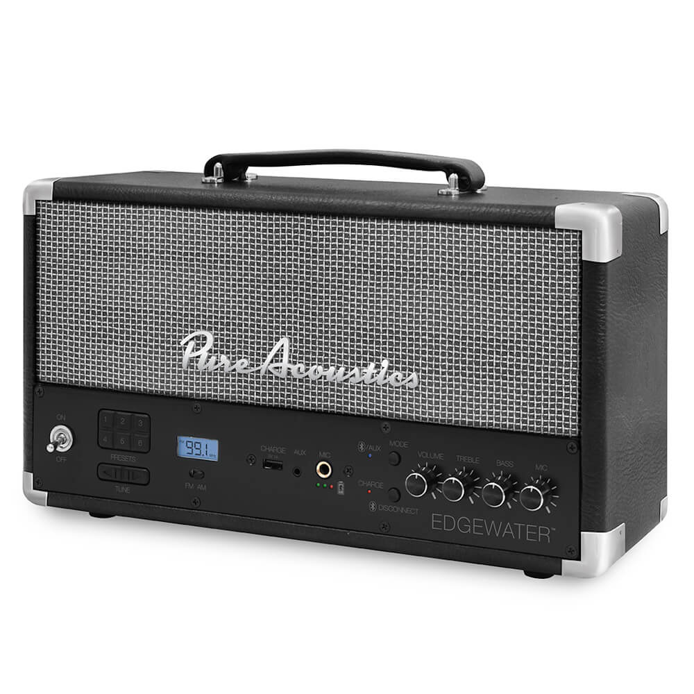 רמקול סטריאו בלוטות' נייד Pure Acoustics &lrm;EDGEWATER שחור