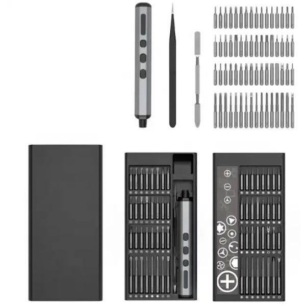 מברג חשמלי אלחוטי כולל 68 ביטים וארגז נשיאה DNA Comfort &lrm;9x006